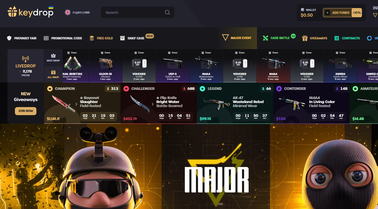 keydrop site