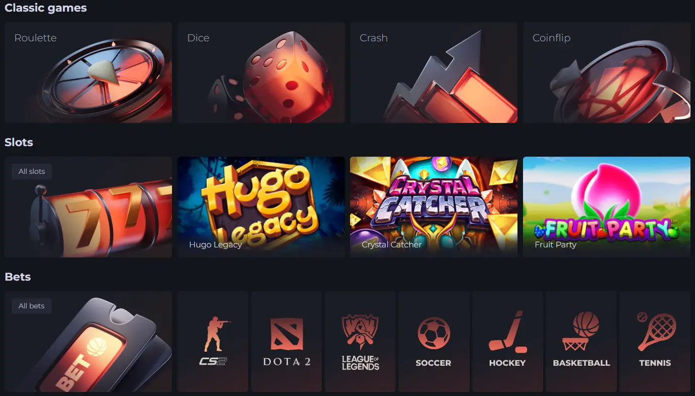 Games on CSGOPolygon