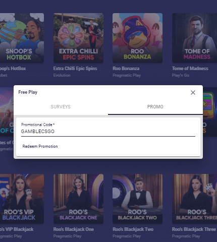 roobet promo code