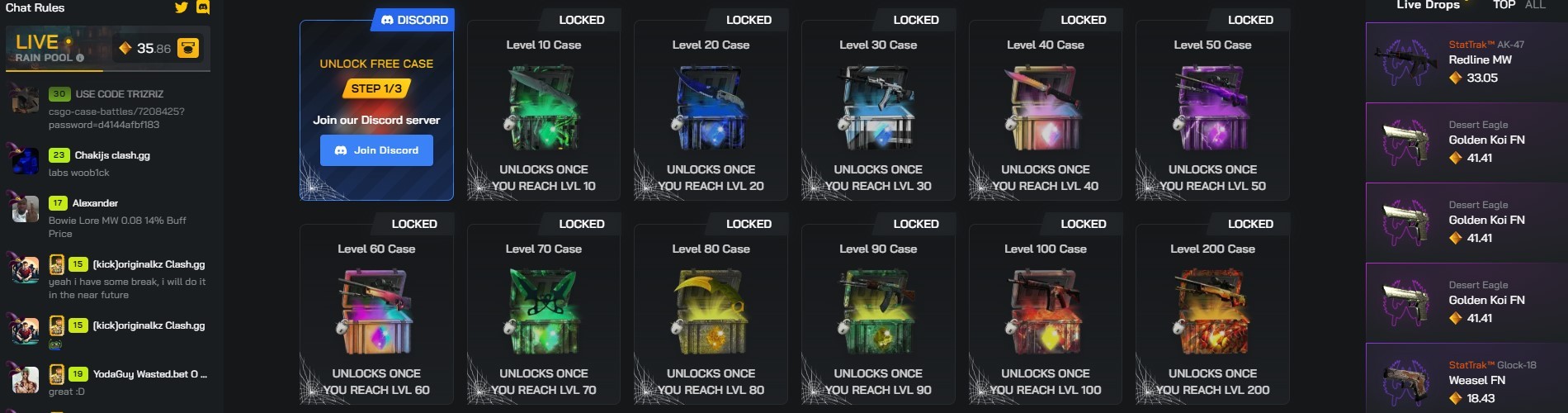 clash.gg rewards