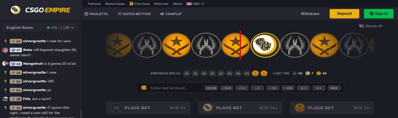 csgoempire website