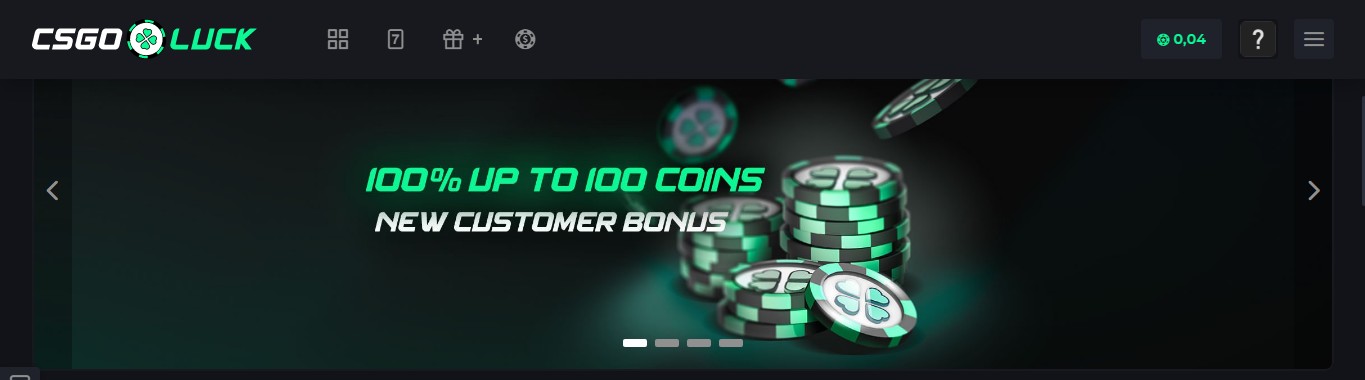 CSGOLuck bonus