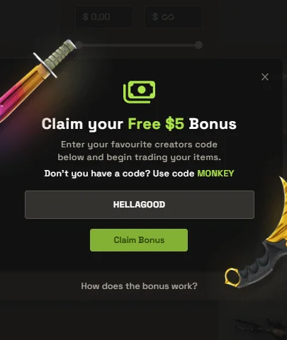 promo code field