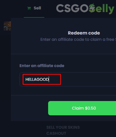 Promo code csgoselly