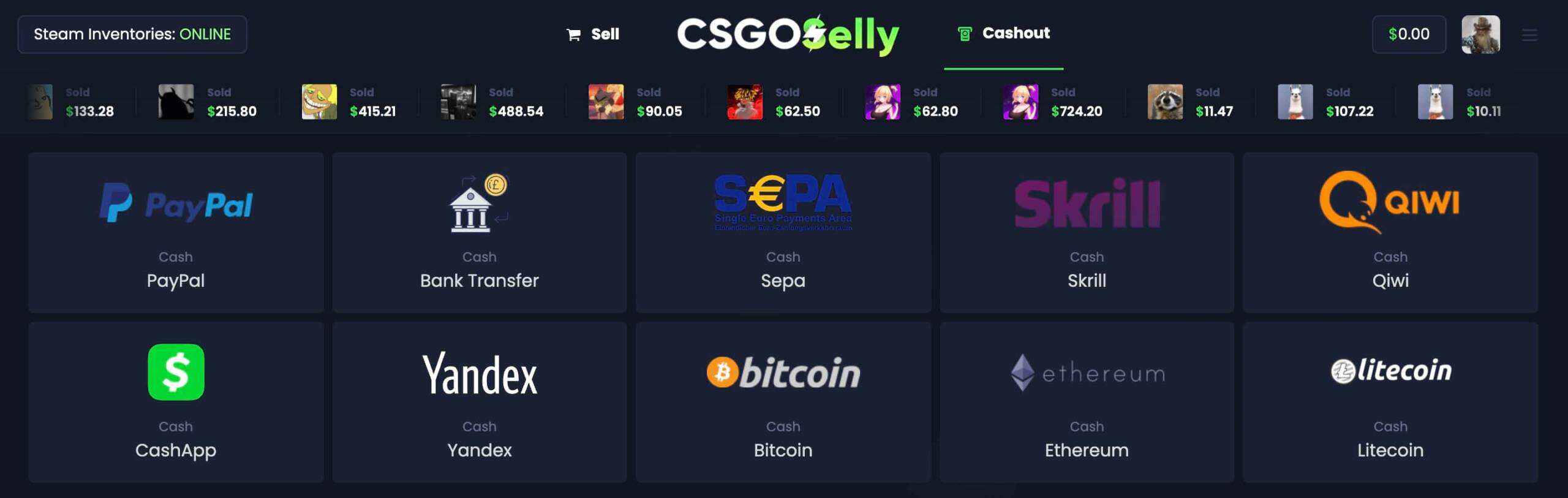 Payment methods