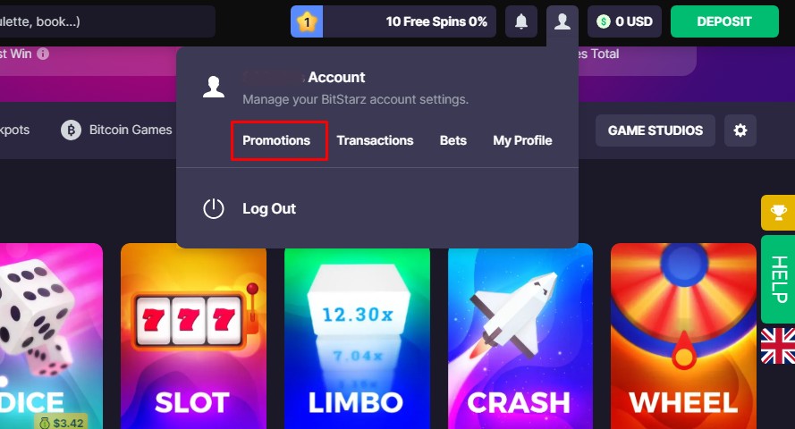 profile on bitstarz