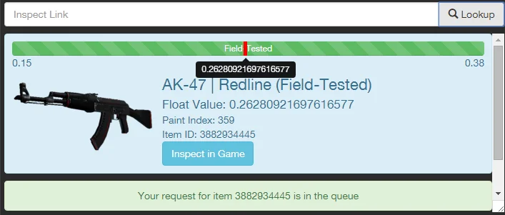 CSGO Float Value Checker 1