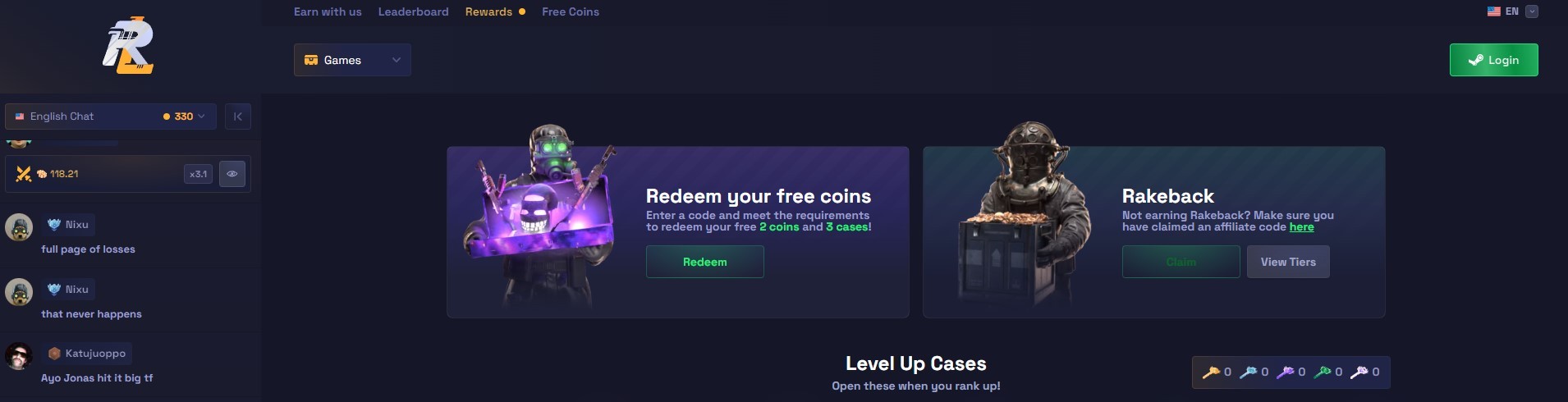 rustyloot rewards