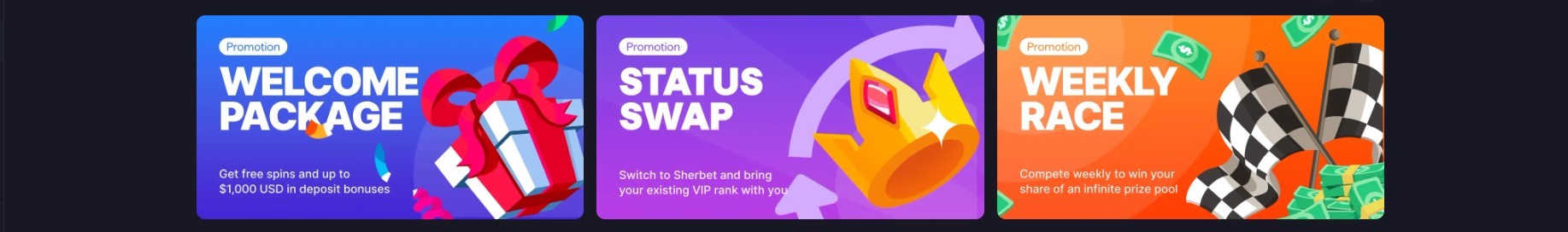 Promotions sherbet
