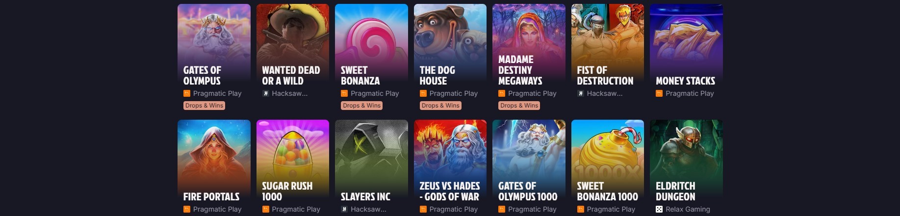 games on the site