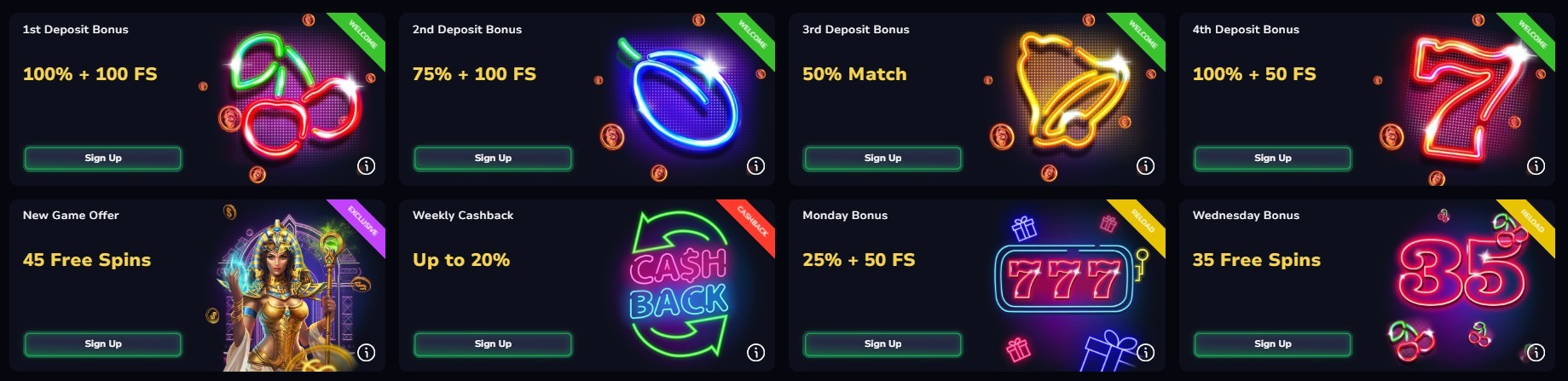 7bit casino bonuses