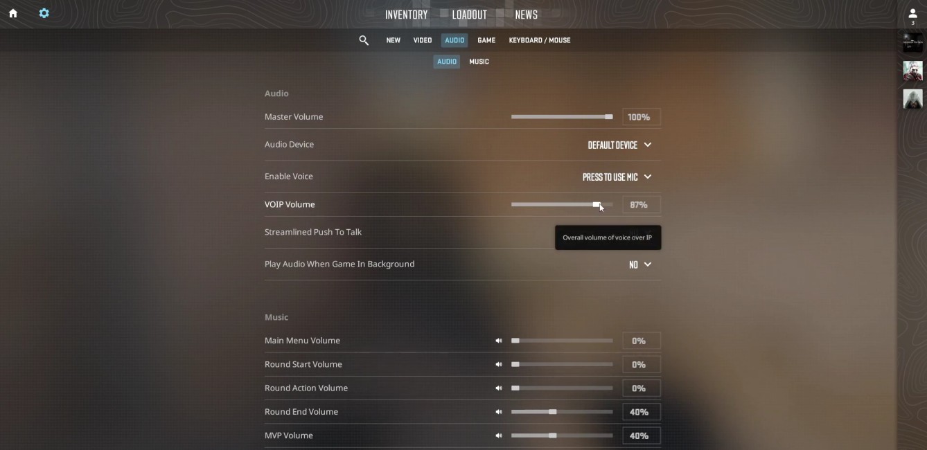 CS2 Voice Chat Volume
