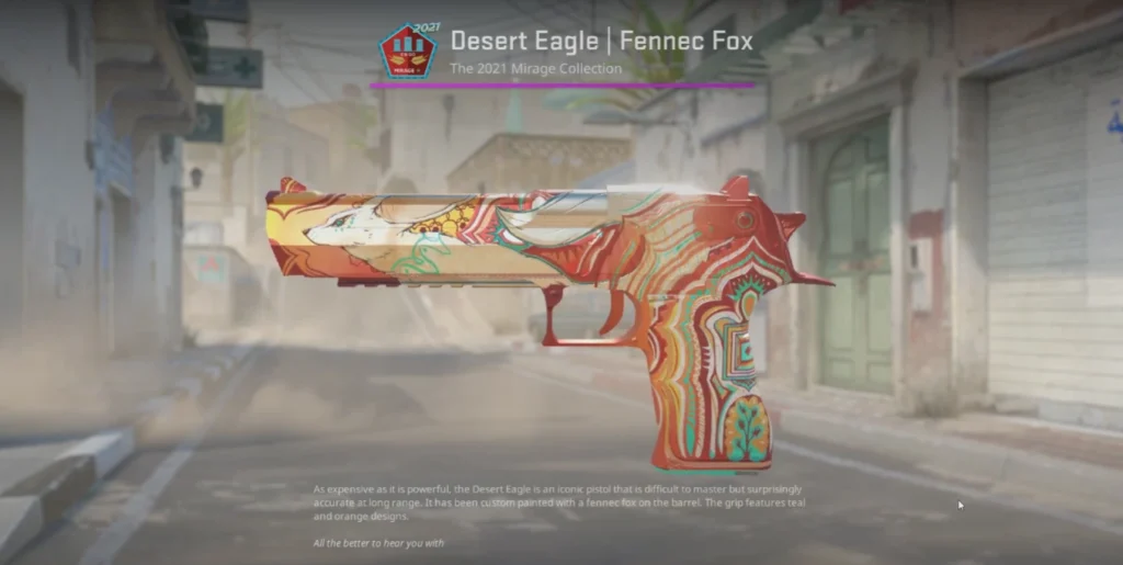 Desert Eagle CS2 Fennec Fox