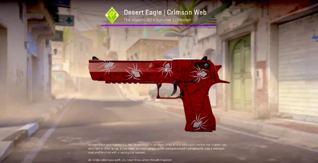 Desert Eagle CS2 Crimson Web