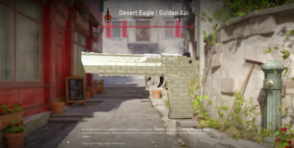 Desert Eagle CS2 Golden Koi