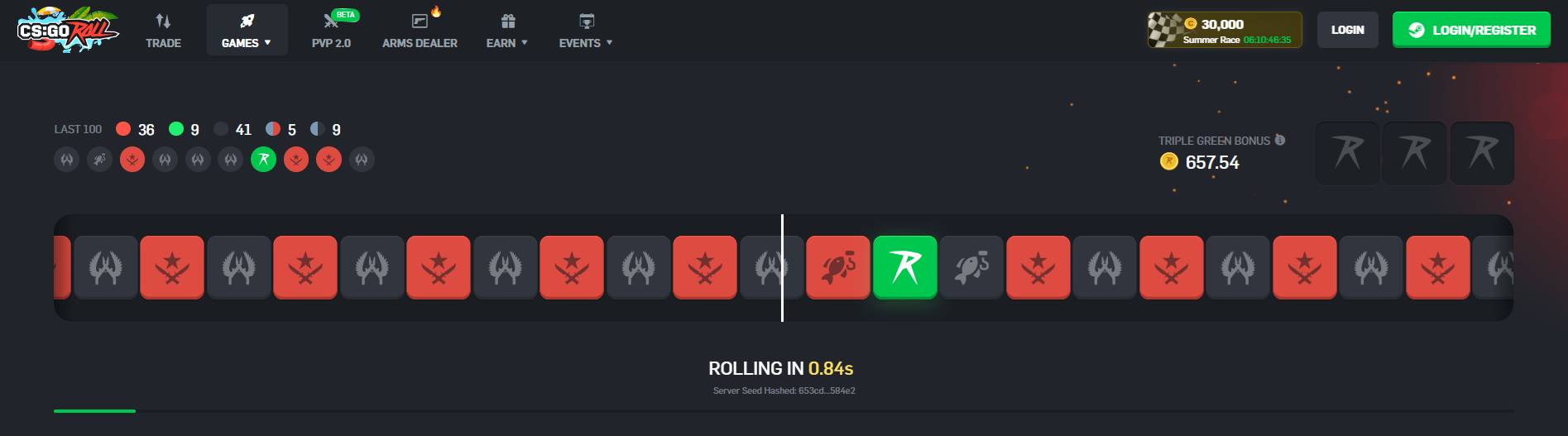 CSGORoll Lucky Wheel Site